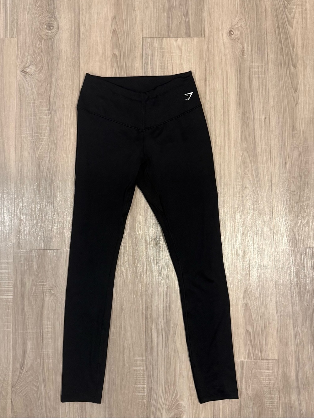 Gymshark Black High-Rise Women’s Leggings with Logo